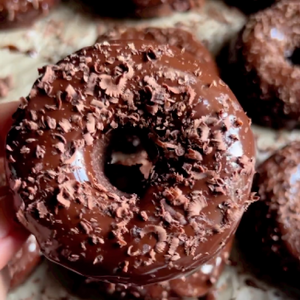 A Hu Chocolate donut