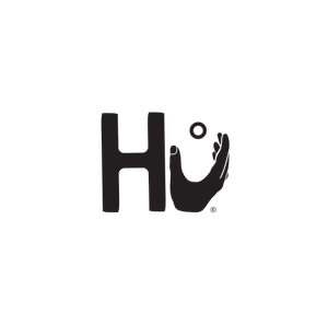 Hu Kitchen Logo - Large H with hande shaped as U reaching for chocolate