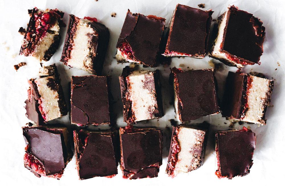 Tahini Jam Bounty Bars