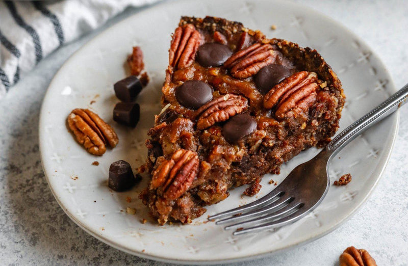 VEGAN DARK CHOCOLATE PECAN PIE