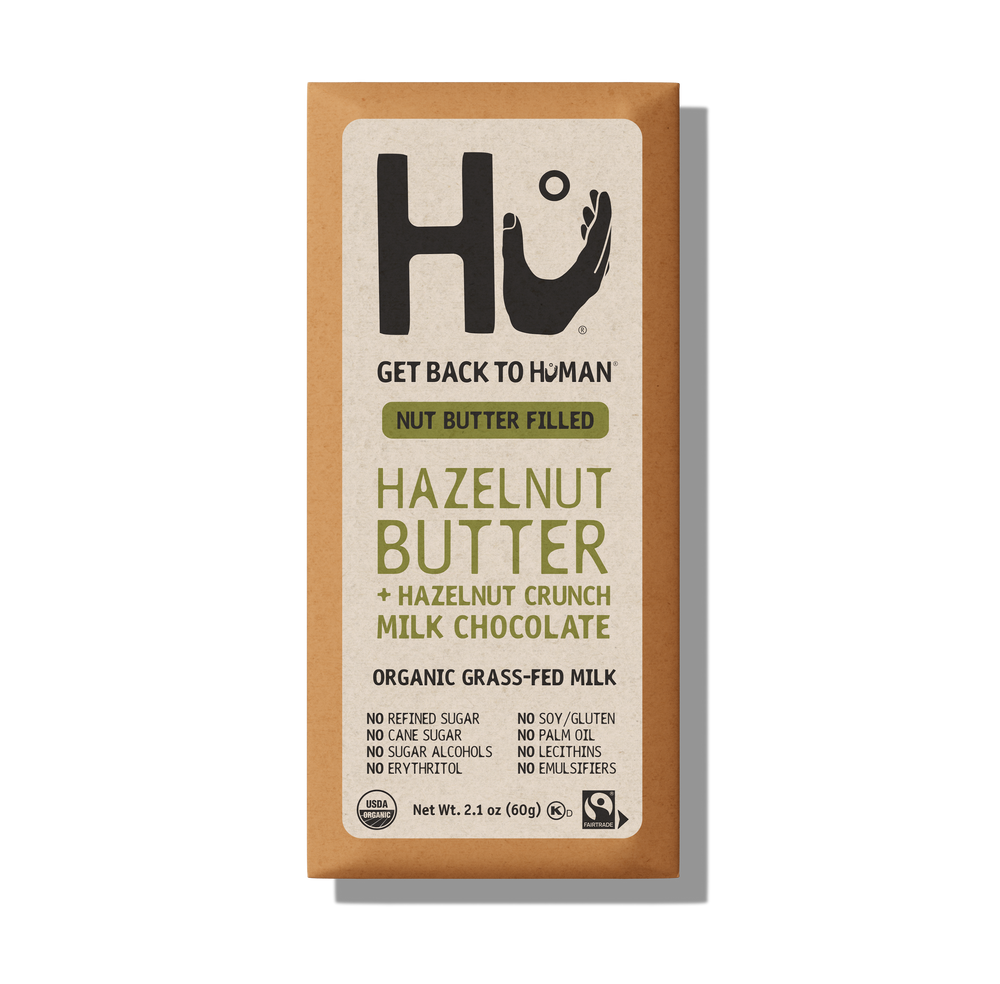 Hazelnut Butter + Hazelnut Crunch Milk Chocolate – Hu Kitchen